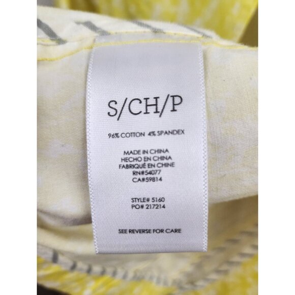 Cabi Womens Fields of Daisies Utility Jacket Small Yellow White Button Up #5160 - Picture 5 of 8